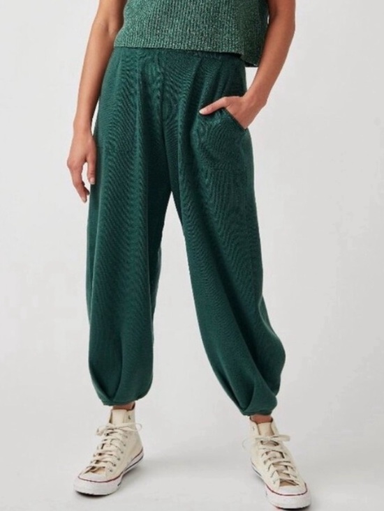 FP Beach. Freya Sweater PANTS in emerald spell- size XL- pants only - Picture 13 of 16